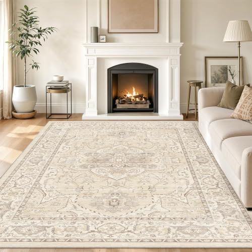 5x7 Washable Area Rugs for Living Room - Image 3