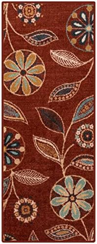 Maples Rugs Reggie Bohemian Floral Print Runner Rug by MaplesRugs