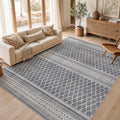 cotiled Boho 8x10 Area Rugs for Living Room: Large Moroccan Washable Rug by COTILED