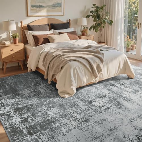 9x12 Ft Abstract Washable Area Rugs - Image 4