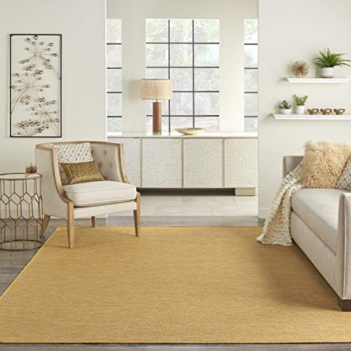 Nourison Positano Flat-Weave Indoor/Outdoor Yellow 4' x 6' Area Rug by NourisonHome