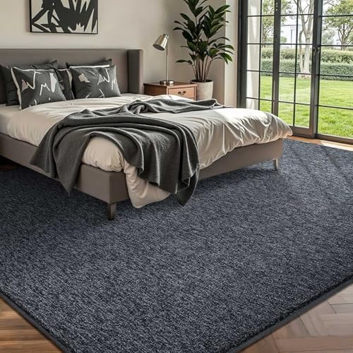 5x7 Grey Area Rug Non-Slip Washable Soft Thin - Image 3