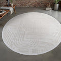 Modern Indoor Rug Orbit 6 Round Area Rugs by Unknown