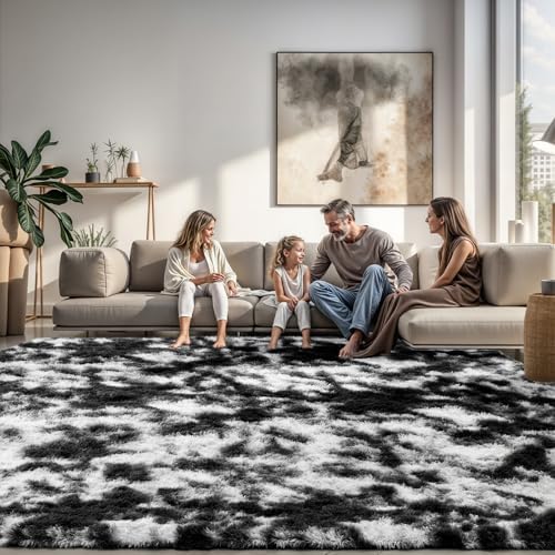 Zentavio Black and White Area Rugs - Image 6
