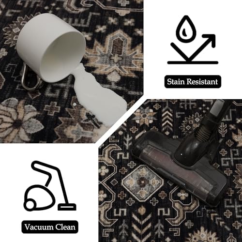 Ruaruarug Hallway Washable Runner Rug 2×6, Ultra Soft - Image 4