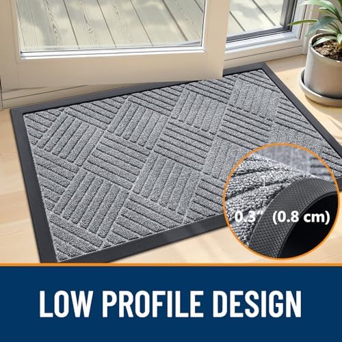 OLANLY Front Door Mat Outside Entrance 47x32, Waterproof Heavy-Duty Doormat - Image 5