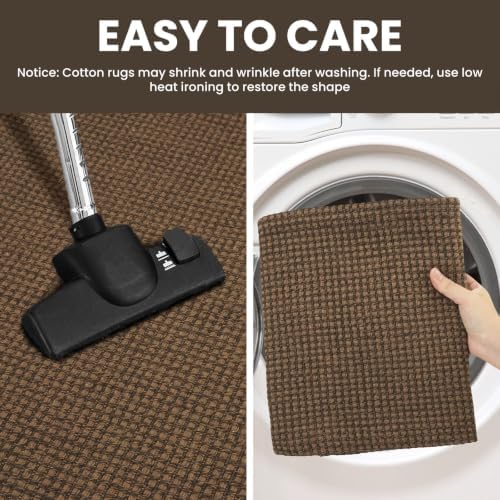 IOHOUZE Washable Area Rug 5x7 Non Slip Rubber Backed Rugs - Image 4
