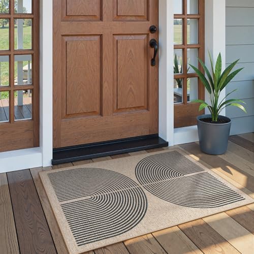 Lahome Rainbow Easy Jute Rug by Lahome