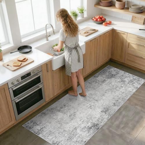 Abstract 2x6 Runner Rug: Non Slip Indoor Rugs - Image 4