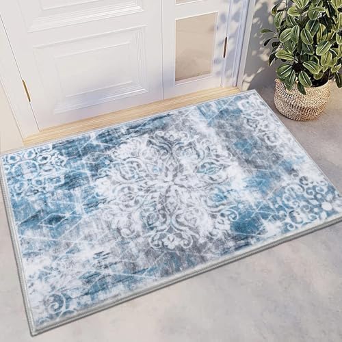 HEBE Indoor Door Mat 2'x3', Washable Welcome Mat by HEBE