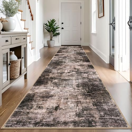 IOHOUZE Abstract Runner Rug 3x14 Ft Washable Runners by iOhouze