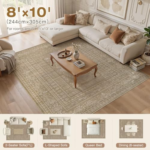 Nakagishi Neutral 8x11 Area Rugs - Image 5