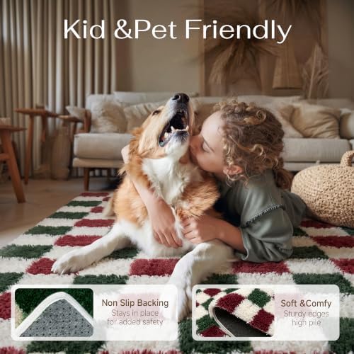 PureCozy Christmas Area Rug 5x8 - Image 4