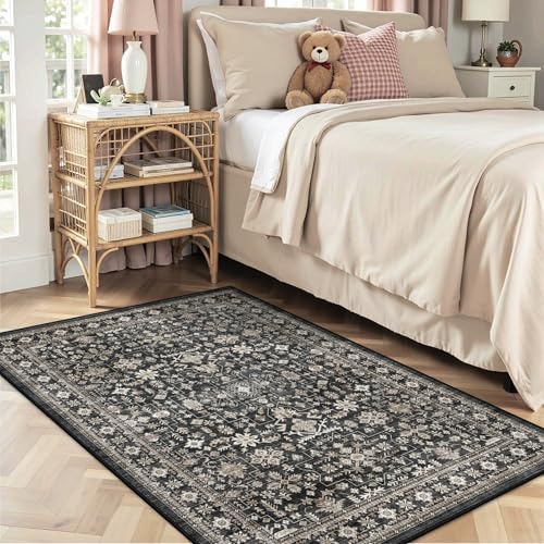 Grey Area Rug 3x5 for Kitchen by WelcometoBabovid