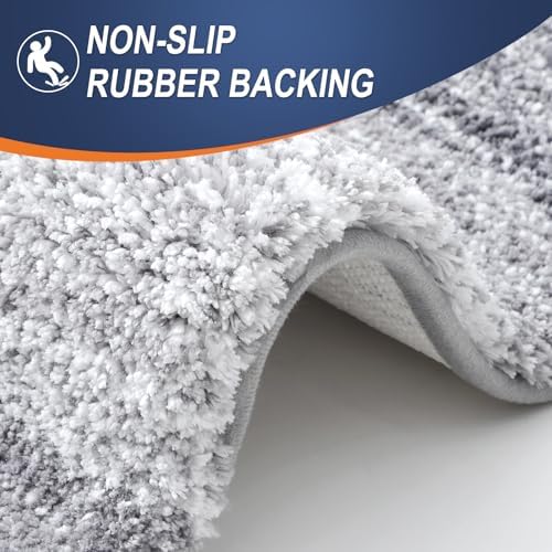 OLANLY Bathroom Runner Rug 47x20, Extra Soft Absorbent Microfiber Bath Rugs - Image 4