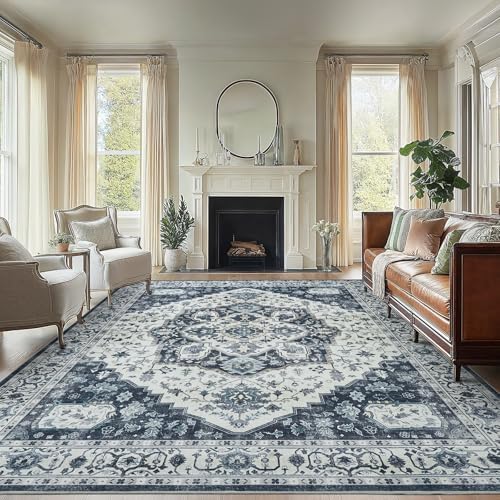 Amada Large 8x10 Washable Area Rug by AMADAHOMEFURNISHING