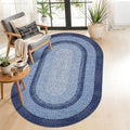 RUGSREAL Modern 3x5 Oval Rug Washable Rug by RUGSREAL