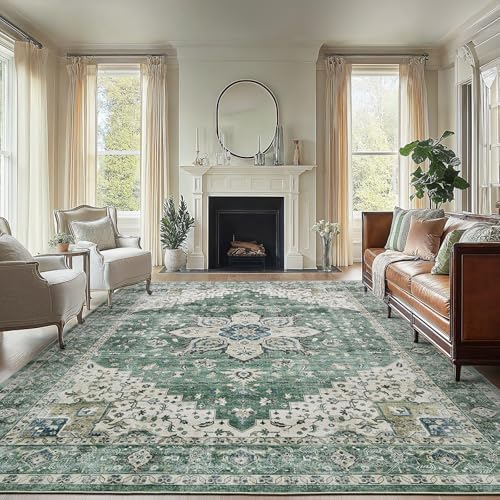 Amada Large 9x12 Washable Area Rug by AMADAHOMEFURNISHING