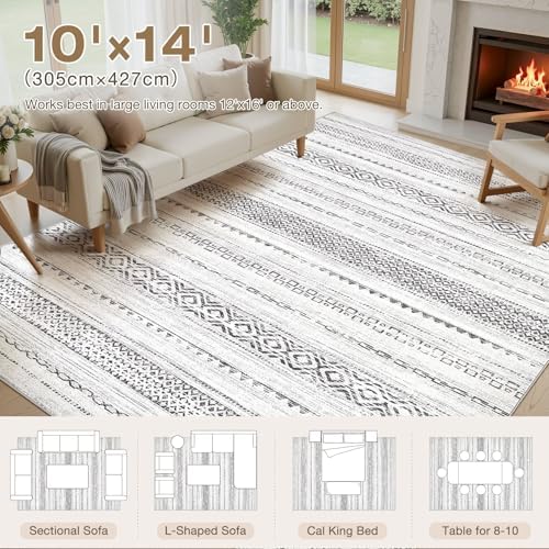 kakania Washable 10x14 Area Rug - Image 2