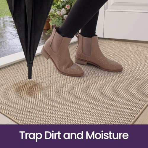 DEXI Thin Door Mat Indoor Entrance 17x30, Non Slip Entryway Mat - Image 6