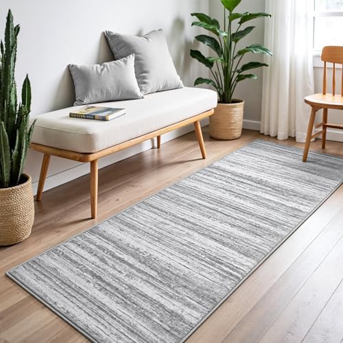 Chicrug 2x6 Grey Washable Runner Rug - Image 5