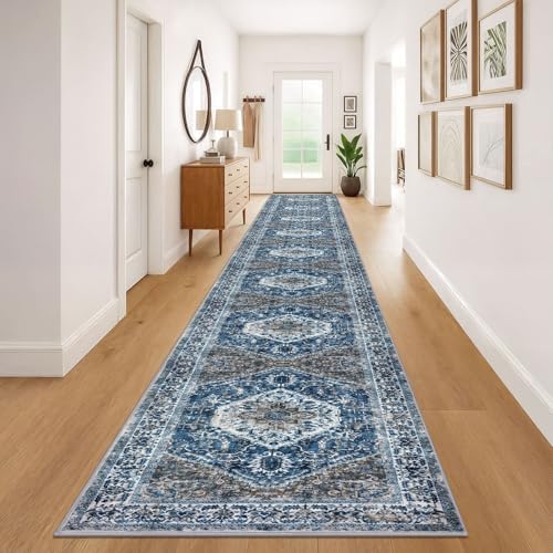 KOZYFLY Runners for Hallways 3x20 Ft Extra Long Washable Kitchen Thin Runner by KOZYFLY
