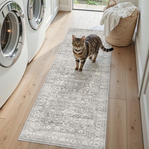 Soalmost Runner Rug Non-Slip for Kitchen 2x6, Washable Soft Hallway Rug - Image 4