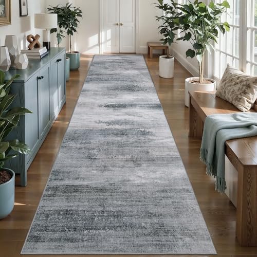 Tangsoo Abstract 2.6x10 Washable Runner Rug by Tangsoo