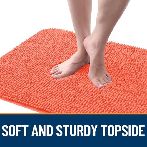 OLANLY Dog Door Mat for Muddy Paws 59x32, Super Absorbent Chenille Mud Mat - Image 4