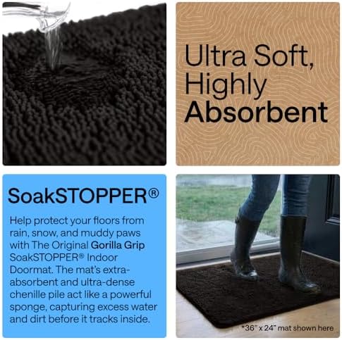 GORILLA GRIP SoakSTOPPER Indoor Door Mat - Image 4