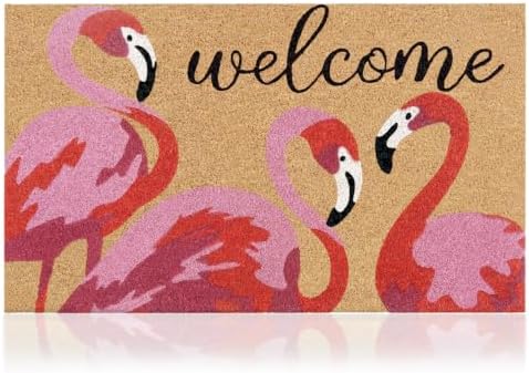 Coir Welcome Mat, 17 x 29 in by AmaruDoorMats