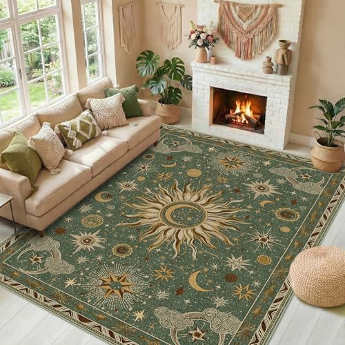 Vacuum-Friendly, 9x12 Washable Area Rug by meejou