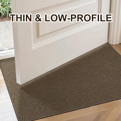 Ultra Thin Door Mat Indoor Entrance 36"x59", Welcome Mat - Image 3