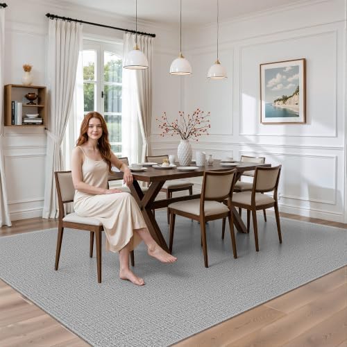 Valenrug 6x9 Area Rugs, High Low Pile Washable Rugs - Image 4