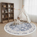 zesthome Round Rug 8ft, Circle Rug by Zesthome