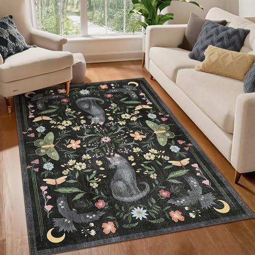 GarveeHome 3x5 Cat Washable Area Rug by GarveeHome