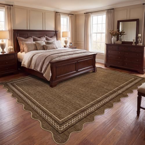 GarveeHome Scalloped Large 10x14 Rug - Image 2