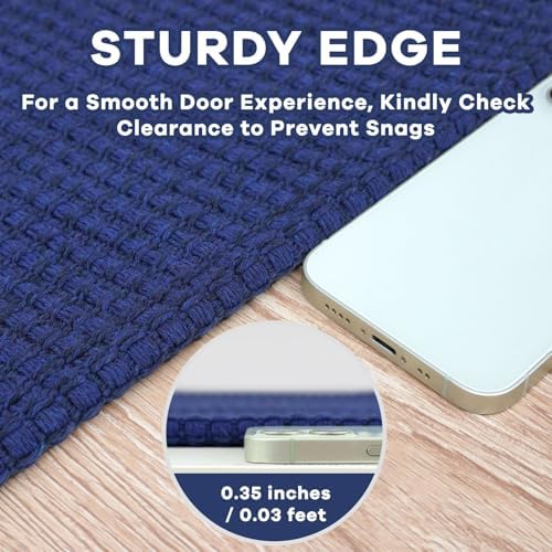EARTHALL Woven Runner Rug 2x8 Ft Washable Runners - Image 2