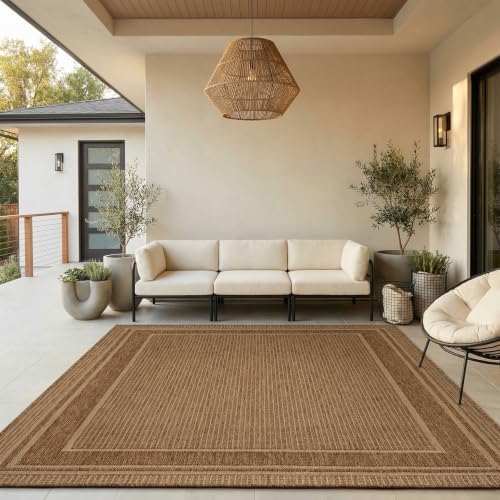 MontVoo-Outdoor Rug-Patio Rug 8x10 ft Polypropylene Indoor Outdoor Rugs Outdoor by MontVoo
