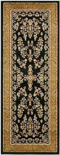 SAFAVIEH Lyndhurst Runner Rug 2'3"x16', Traditional Black & Tan LNH331D - Image 3