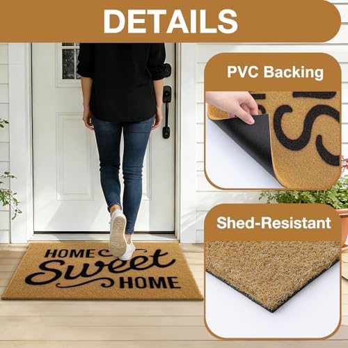 OLANLY Front Door Mat 30x17, Low Profile Doormat - Image 5