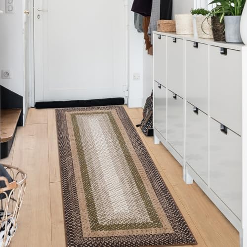 RUGSREAL Long Hallway Runner Rug 3x10 Washable Non Slip Kitchen Runners by RUGSREAL