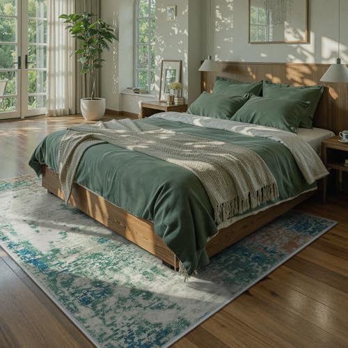 Lahome Modern Abstract Area Rug 5x7 Rugs - Image 4