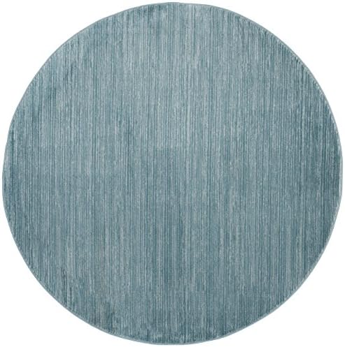 SAFAVIEH Vision Round Rug 3', Modern Tonal Aqua VSN606B - Image 2
