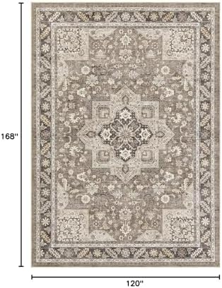 cotiled 10x14 Area Rug for Living Room, Traditional - Image 2