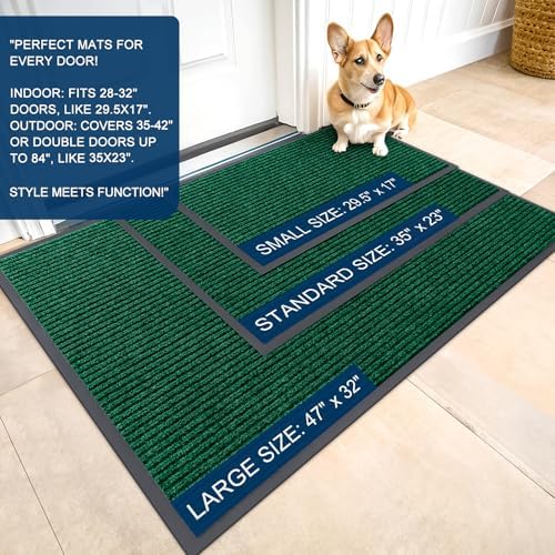 OLANLY Front Door Mat 71x34, Waterproof Heavy-Duty Indoor Outdoor Doormat - Image 2