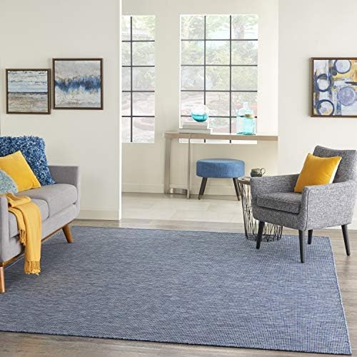 Nourison Home Positano Navy Blue 8' x Round Area Rug - Image 3