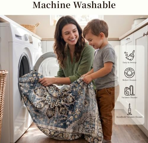 2x3 Washable Entryway Area Rug - Image 5