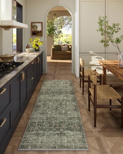 Washable Kitchen Rug Runners for Hallways: 2'x6' Entryway Rug by palohom