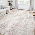 5x7 Area Rugs for Living Room Large Washable Abstract Rug Beige Grey by GENTDRIZZ